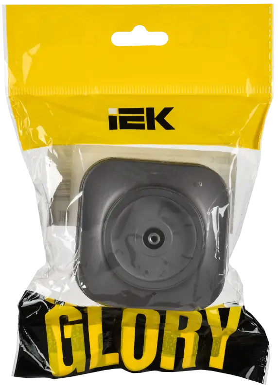 GLORY Розетка для открытой установки TV РТВ20-ХСм сталь матовый IEK