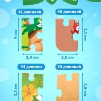 Пазлы 4 в 1 &laquo;Сказки Корнея Чуковского&raquo;