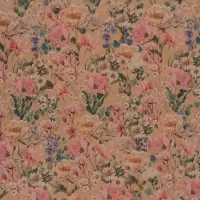 Бумага упаковочная крафт &laquo;Цветы&raquo;, 70&times;100 см