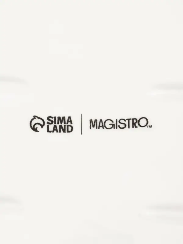 Блюдо для подачи Magistro &laquo;Гриль Бланш&raquo;, 35.5&times;14 см, фарфор, белое