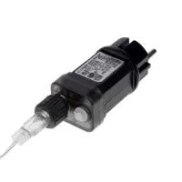 Гирлянда &laquo;Нить&raquo; 200 м роса, IP44, серебристая нить, 2000 LED, пульт, 36 В, свечение тёплое белое