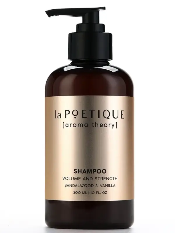 Шампунь для волос, объём и сила, 300 мл, аромат сандала и ванили, LA POETIQUE
