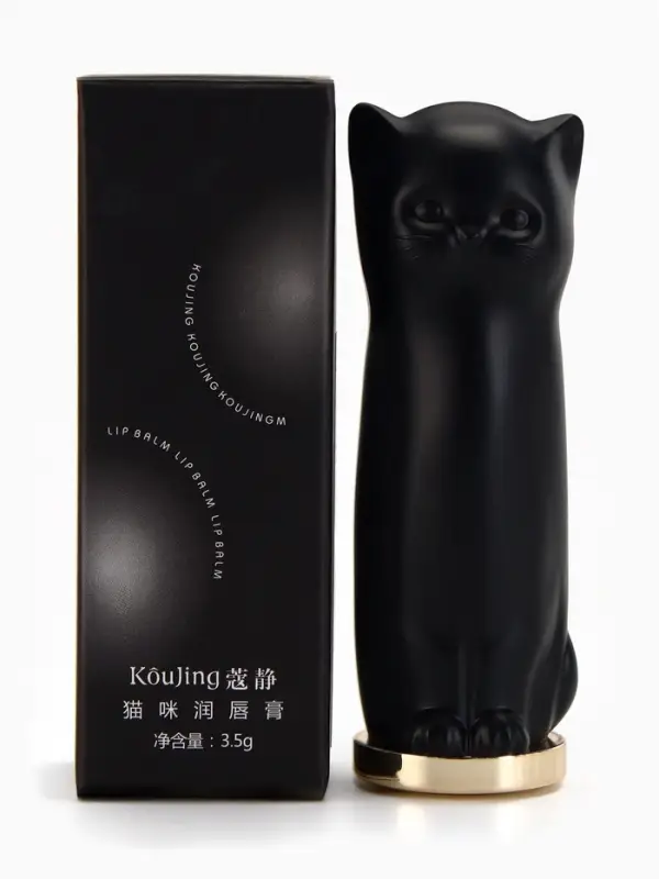 Оттеночный бальзам для губ Cat black