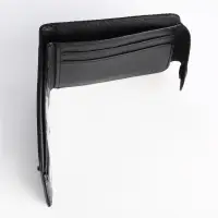 Портмоне мужское на кнопке, чёрное