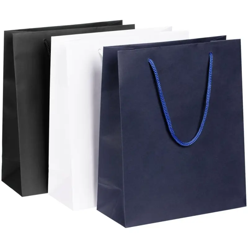 Пакет бумажный Vid M, синий Пакет бумажный Vid M, синий