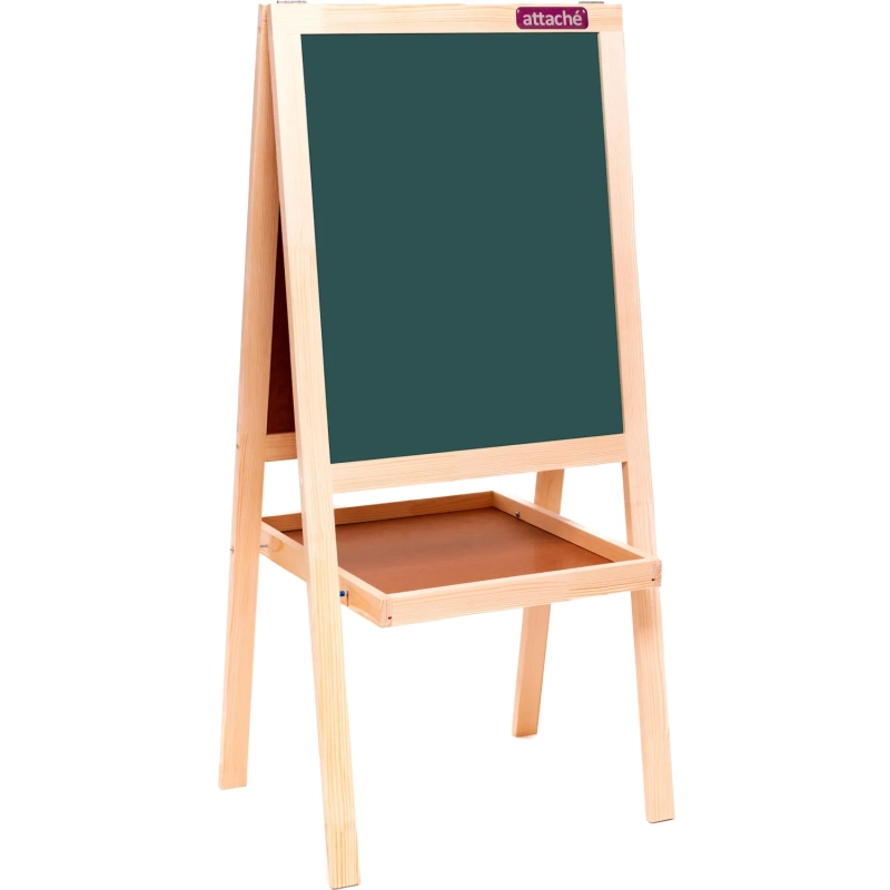 Доска-мольберт двухсторонний Attache 56x67см магнитно-маркерная/меловая
