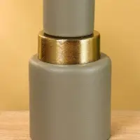 Подсвечник на 1 свечу текстурный «Графитовый», 10.5×10.5×19.5 см
