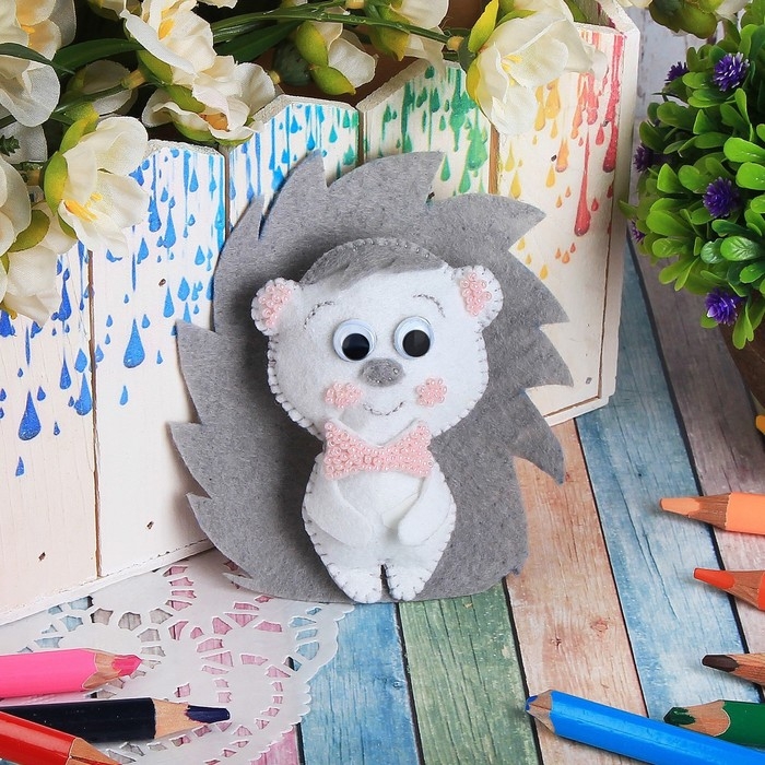 Игрушка из фетра, набор для создания «Ёжик» Игрушка из фетра, набор для создания «Ёжик»