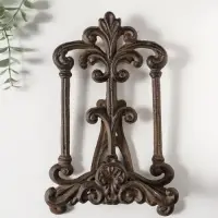 Мольберт - держатель для книг, подставка &laquo;Королевские вензеля&raquo;, фигура чугун, 17&times;7&times;27 см