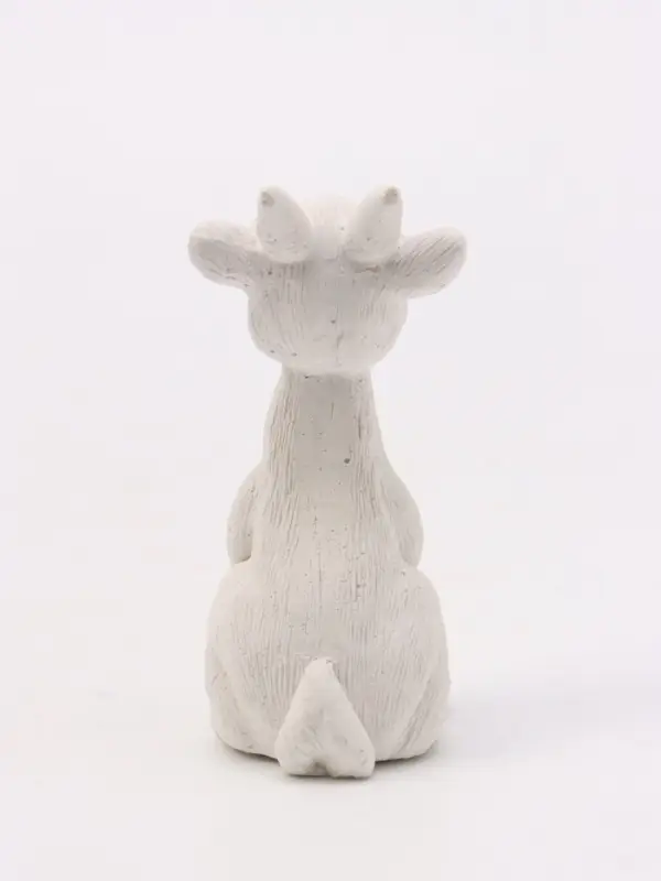 Фигурка декоративная &laquo;Козел Буян&raquo;, неокрашенный, 8&times;3&times;4 см, белая