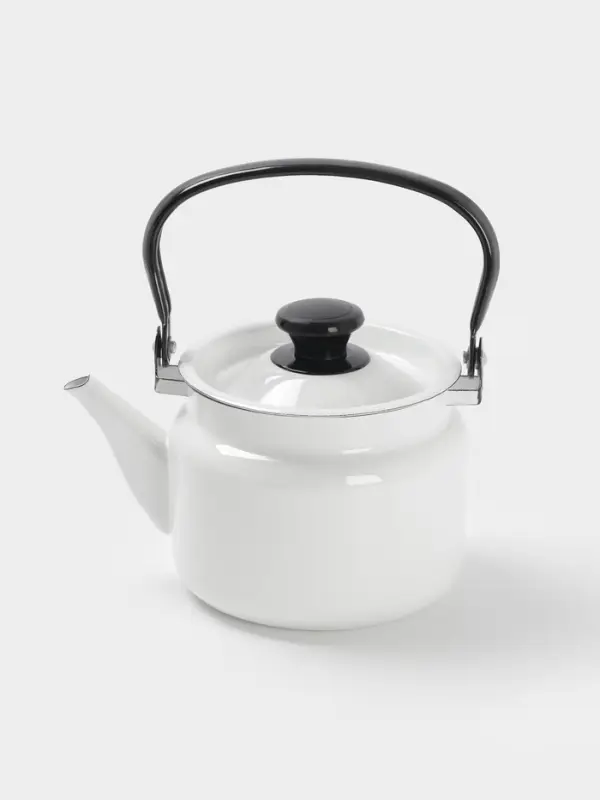 Чайник цилиндр. 2 л белая (без декора) Чайник цилиндр. 2 л белая (без декора)