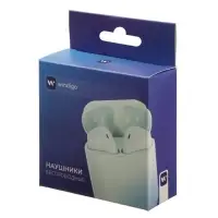 Наушники беспроводные Windigo W22, TWS, вкладыши, Bluetooth 5.0, 40/500 мАч, сенсор, белые глянцевые