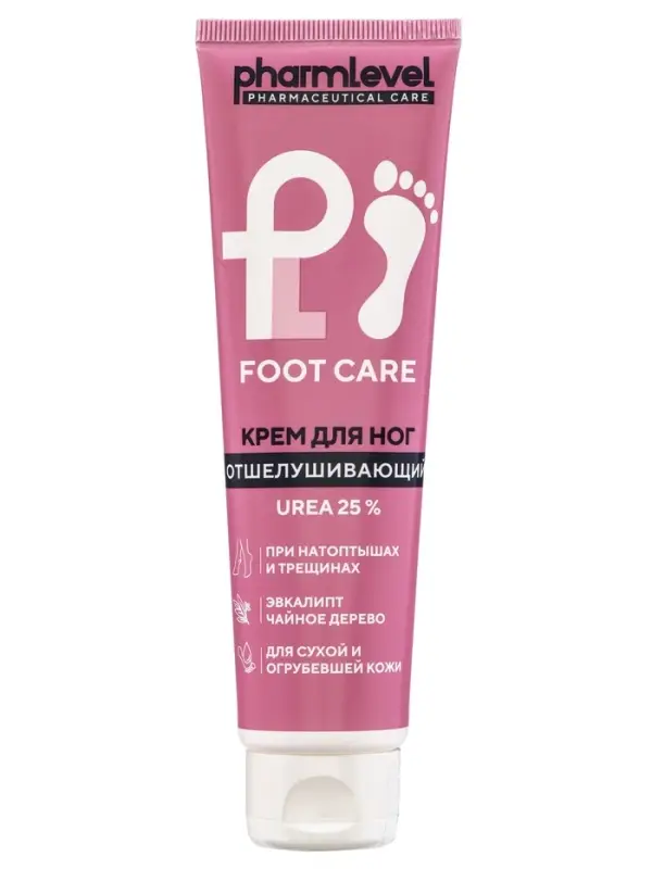 Pharmlevel FOOT CARE Крем для ног отшелушивающий UREA 25%, 100 мл