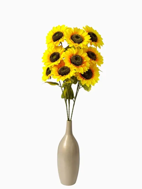 Цветы искусственные &laquo;Три подсолнуха&raquo;, 15&times;90 см
