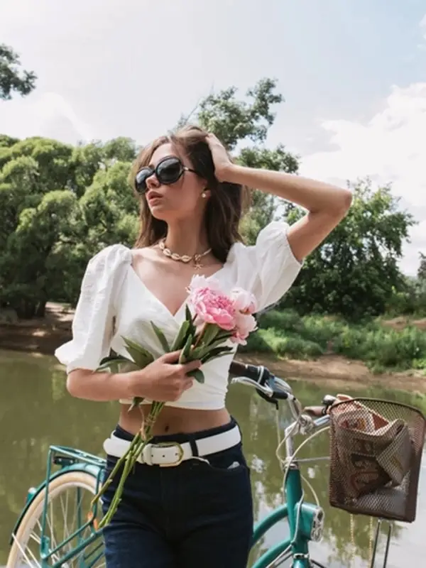 Чокер &laquo;Морская звезда&raquo;, белый в серебре, 42 см