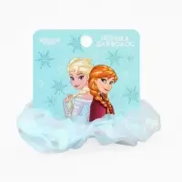 Резинка для волос «Перламутр» голубая, Холодное сердце Резинка для волос «Перламутр» голубая, Холодное сердце