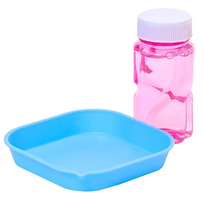 Генератор мыльных пузырей Funny toys &laquo;Веселье&raquo;, голубой, 7.5&times;17&times;14.5 см