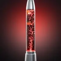 Лава - лампа RISALUX &laquo;Ракета-аквариум&raquo;, подсветка, RGB, от сети 220 В, серебристая, 10&times;10&times;60 см