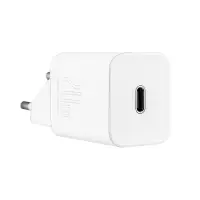 Переходник сетевого зарядного устройства на Type-C PD20W CCSUP-B02 Baseus белый