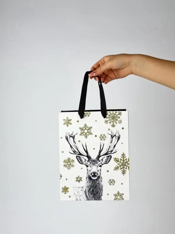 Набор пакетов &laquo;Новый год&raquo;, 3 шт,  18 &times; 23 &times; 9 см