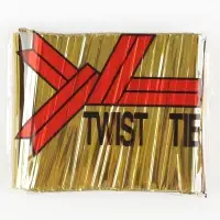 Клип лента, набор 800 шт., длина 1 шт. 6 см, цвет золотой