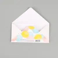 Конверт для денег &laquo;С днём рождения&raquo;, слоник, глиттер 16.5 &times; 8 см