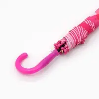 Зонт - трость детский &laquo;Лебеди&raquo;, полуавтоматический, R=43/50 см, розовый