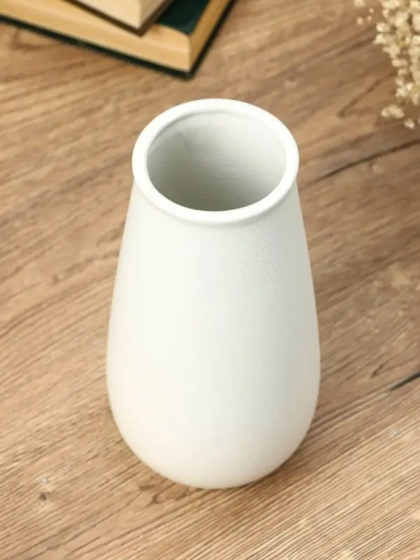 Ваза керамика настольная Ваза керамика настольная "Шерон" классика, 19,5х9,5х7 см, белый