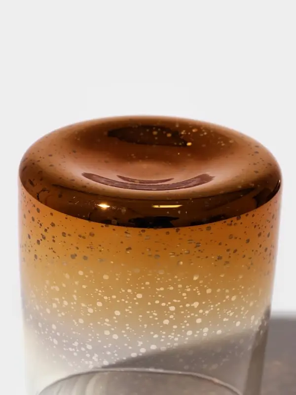 Стакан &laquo;Мерцание&raquo;, 200 мл, стекло, золотистый