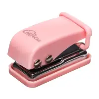 Дырокол на 1 отверстие, до 10 листов, металлический, МИКС