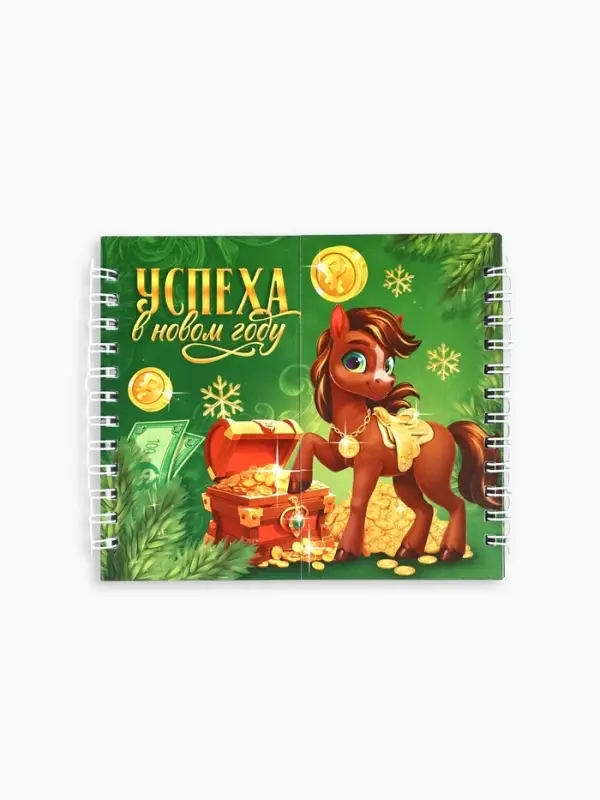 Двойной блокнот на гребнях  Двойной блокнот на гребнях "Успеха в новом году"