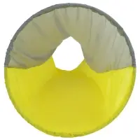 Тоннель для эстафет, длина 3.5 м, d=75 см, 2 кольца, жёлтый, серый