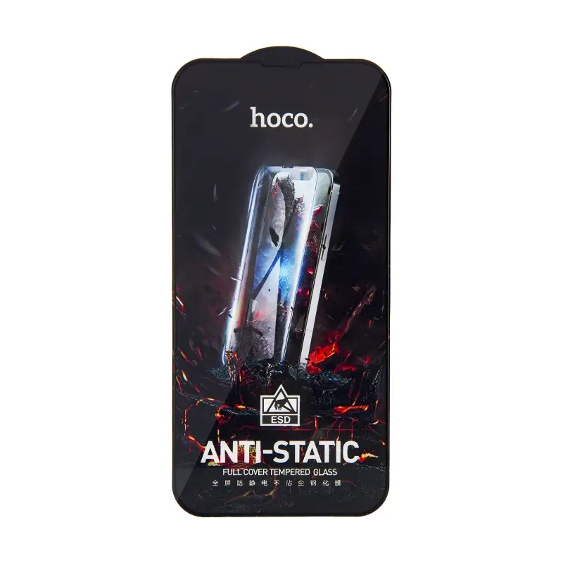 Защитное стекло iPh 13 Pro Max/14 Plus Full Screen HD Anti-Static G10 Hoco Black без упаковки Защитное стекло iPh 13 Pro Max/14 Plus Full Screen HD Anti-Static G10 Hoco Black без упаковки