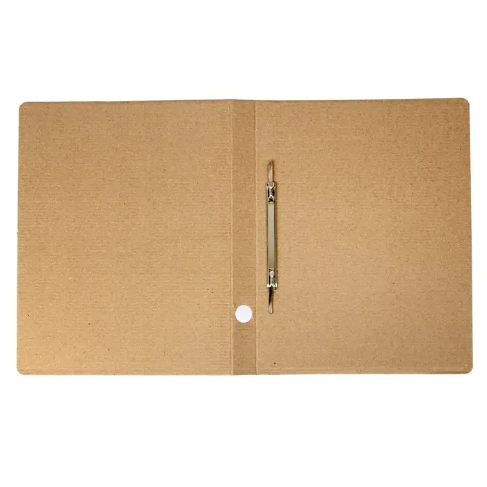 Скоросшиватель А4, Calligrata, микрогофрокартон, белый, до 300 листов, ширина корешка 30 мм