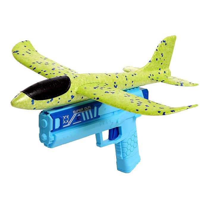 Пистолет «Аэродром», стреляет самолетом, цвета МИКС Пистолет «Аэродром», стреляет самолетом, цвета МИКС