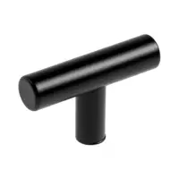 Ручка-кнопка CAPPIO PK332 LIGHT, d=12 мм, цвет черный