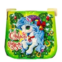 Подарок в картонной упаковке ПОДКОВА ЗЕЛЕНАЯ 1000 гр