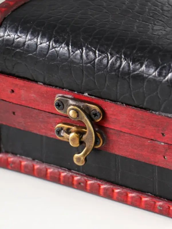 Шкатулка для украшений &laquo;Сундучок. Питон&raquo;, дерево, состаренная, 7.5&times;12&times;7 см