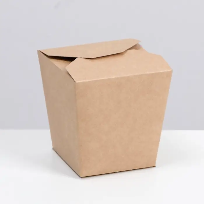 Коробочка для лапши «ВОК» сборная, крафтовая, 10 х 10 х 10,5 см Коробочка для лапши «ВОК» сборная, крафтовая, 10 х 10 х 10,5 см