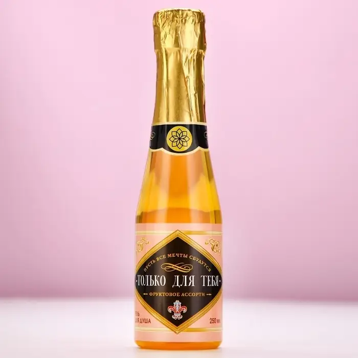 Гель для душа шампанское ЧИСТОЕ СЧАСТЬЕ &laquo;Для тебя&raquo;, 250 мл, аромат фруктового ассорти