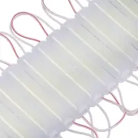 Светодиодный модуль SMD5730, 2.4 Вт, 12 В, COB, 220 Лм, линза 160 град, IP65, 6500K, белый, 20 шт.