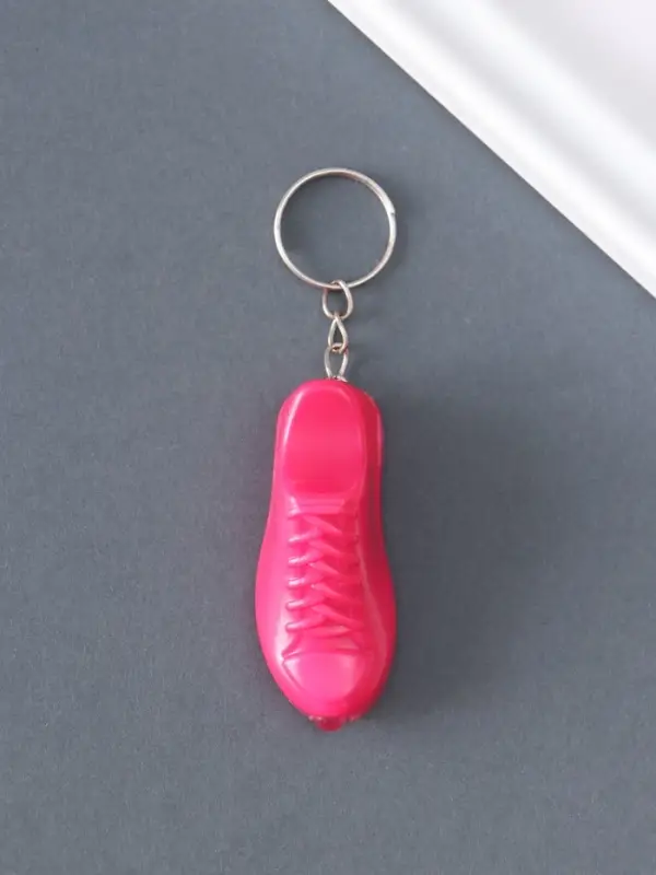 Фонарик брелок для ключей на кольце &laquo;Кроссовок&raquo;, 1 LED, 1.9&times;4.9 см, МИКС