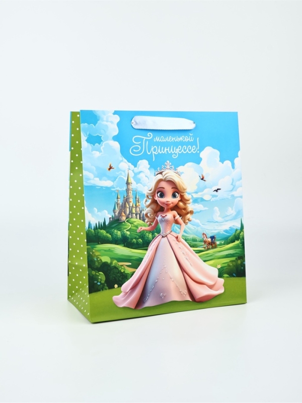 Пакет ламинированный вертикальный «Принцесса», ML 23 × 11,5 × 27 см