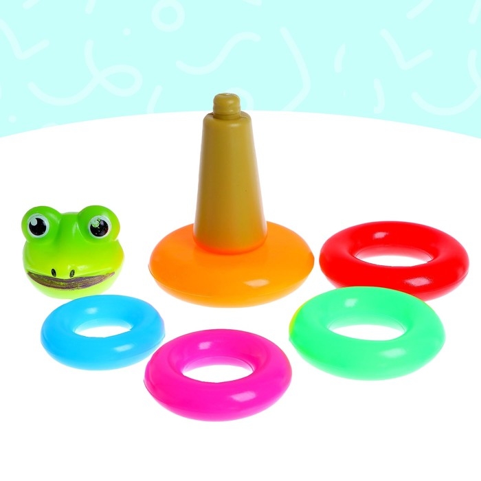 Пирамида «Лягушка», 5 колец Пирамида «Лягушка», 5 колец