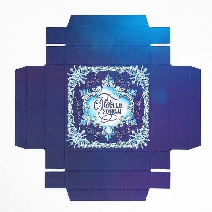 Подарочная коробкановогодняя складная с 3D эффектом «Сказка», 11 х 11 х 13 см, Новый год Подарочная коробкановогодняя складная с 3D эффектом «Сказка», 11 х 11 х 13 см, Новый год