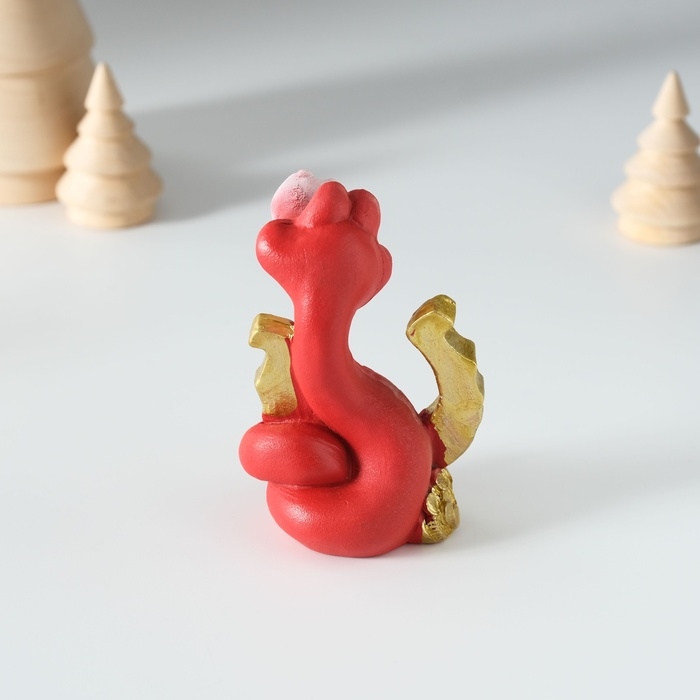 Сувенир полистоун Сувенир полистоун "Змейка с подковой" МИКС 5,5х4х8 см