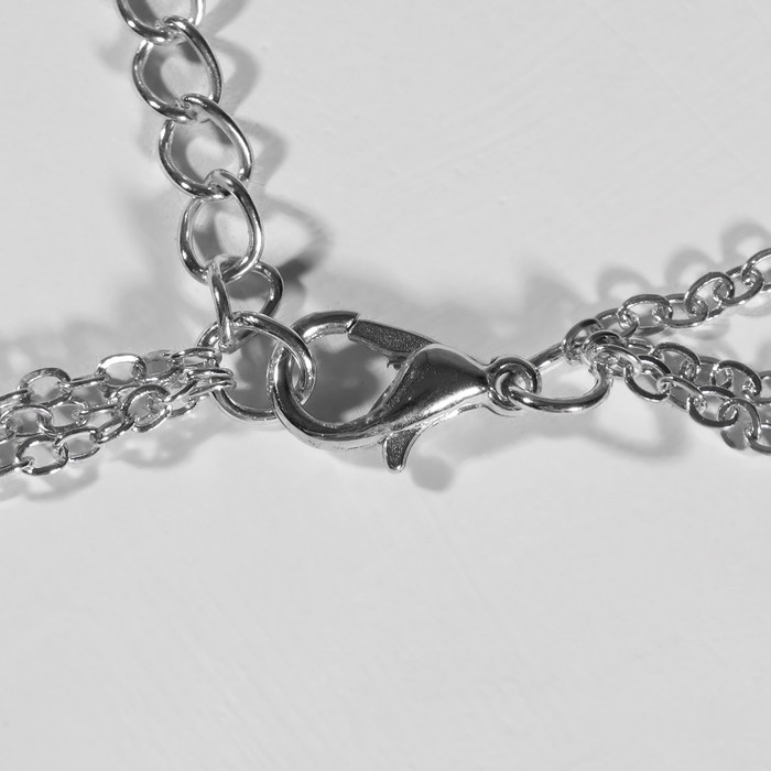 Кулон «Маятник» луна и пентаграмма, цвет синий в серебре, 52 см Кулон «Маятник» луна и пентаграмма, цвет синий в серебре, 52 см