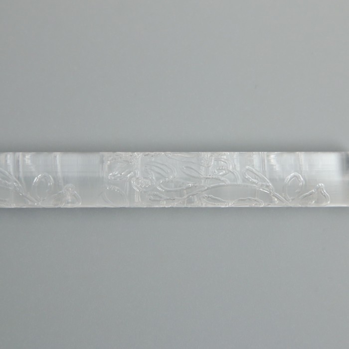 Скалка для творчества акрил  Скалка для творчества акрил "Полевой цветок" 16х1 см