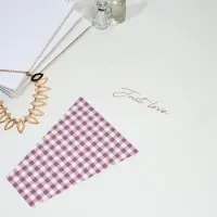 Пакет для цветов Just love, лавандовая клетка, 29.5&times;10&times;45 см