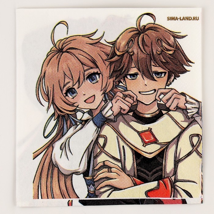 Салфетки бумажные 25*25см «Геншин» (набор 20 шт) Салфетки бумажные 25*25см «Геншин» (набор 20 шт)